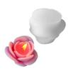 Flexible Silicone Mold Handmade Scented Candle Mould Epoxy Resin Mould Rose Flower Shaped Aromatherapy Jewelry Mold