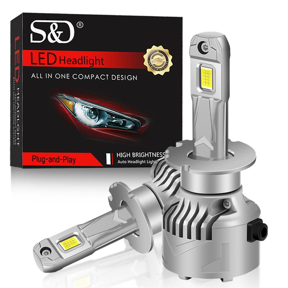 

2 шт. 60000 лм D1S D3S светодиодные лампы для фар D2S D4S D8S D1R D2R D3R D4R D8R Turbo LED 30SMD CSP лампы для автомобильной фары Canbus 100 Вт 6500К фара D2S/D2R