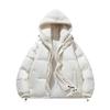 Cotton-padded Men's Winter Lamb Wool Jacket Winter Clothing Velvet Cotton-padded Jacket Couple Bread Clothing Thickened Cotton-padded Clothing Trend