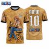 2026 One Piece Graphic T-shirt Japanese Anime Football  Men's T-Shirt Children's Clothing Tee Woman