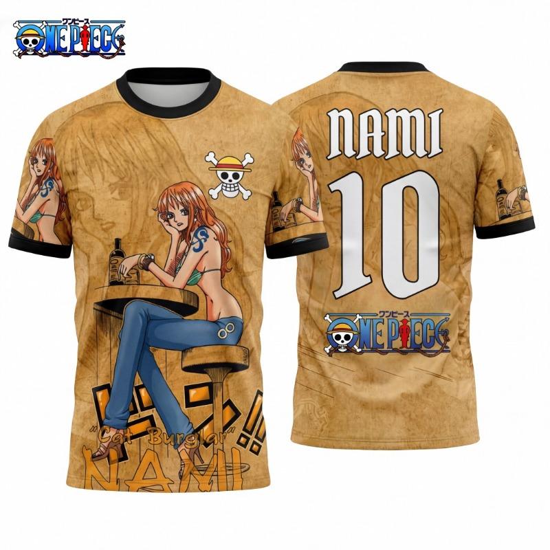 2026 One Piece Graphic T-shirt Japanese Anime Football  Men's T-Shirt Children's Clothing Tee Woman