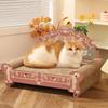 HOOPET Princess Cat Scratch Sofa Bed