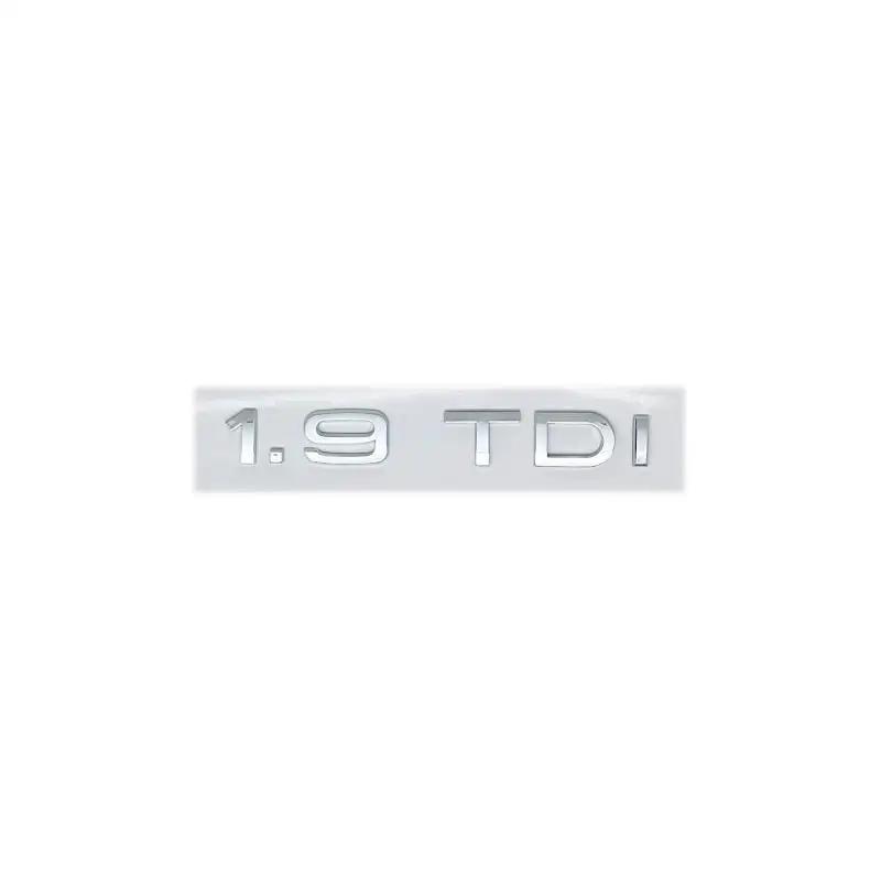 2026 High-Quality 3D ABS 1.9 TDI Trunk Logo Emblem for Audi A4/A6 - Durable Car Badge Sticker Accessories, Easy to Install
