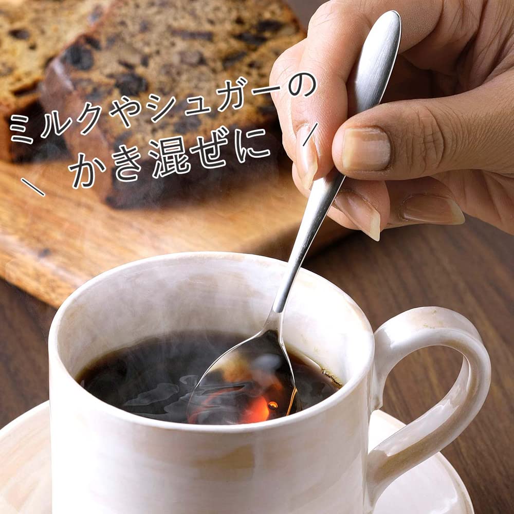 Shimomura Planning Kaffeelöffel TSUBAME 5 Stück 1 Stück in Spülmaschinenfest Fingerabdrücke sind nicht sichtbar Zum Umrühren von Milch und Zucker Schlichtes Design