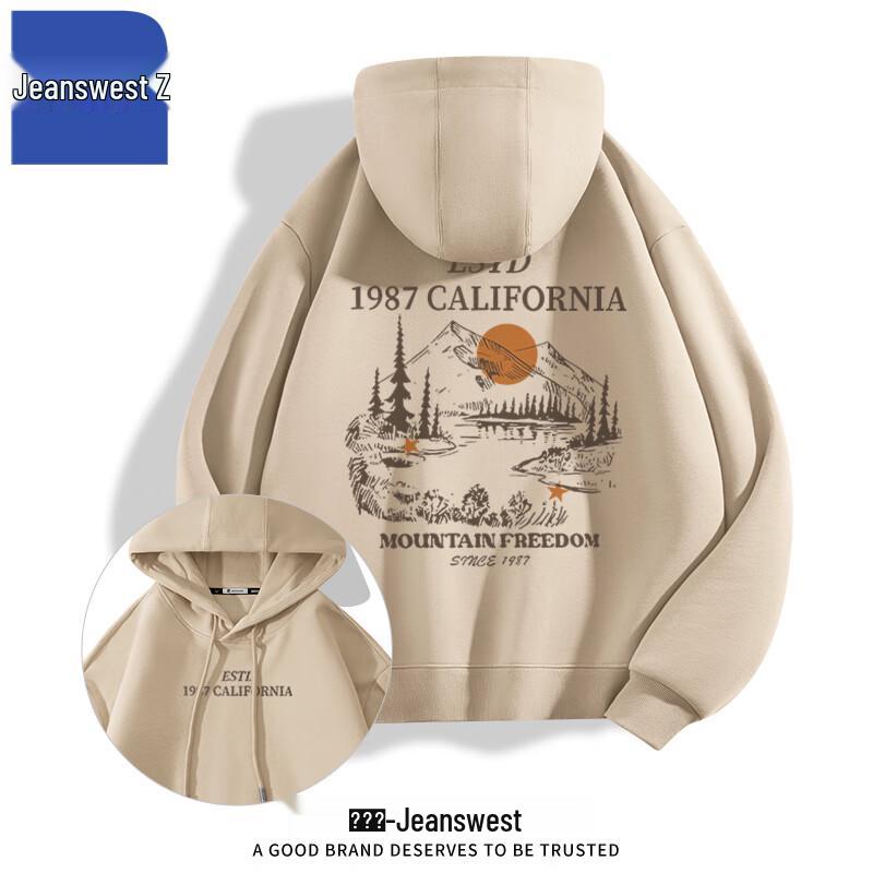 

Jeanswest Men s Z Hooded Graphic Pullover T1003 L