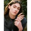 Hot Style Smooth Stainless Steel Metal Sun Face Adjustable Ring 18K Golden Plated Popular Daily Jewelry Wholesale