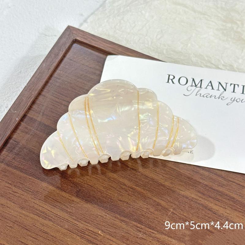 Croissant Brezel Haarklammer Simuliertes Essen Acryl Haarspangen Haaraccessoires Für Frauen Mädchen Geschenk
