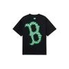 New MLB Set In Sleeve T Shirt Unisex Black 3ATSO0233-43BKS