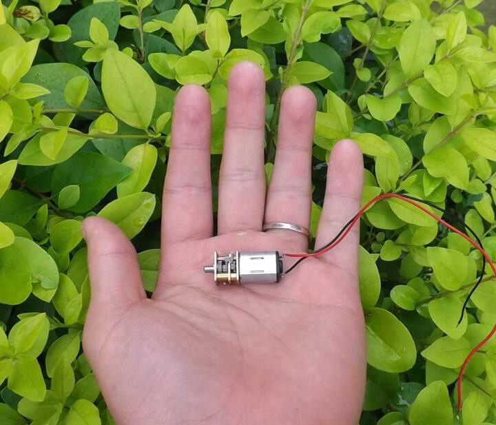 Precision Steel Gear N20 Mini DC Motor with D-Shaft, 5V