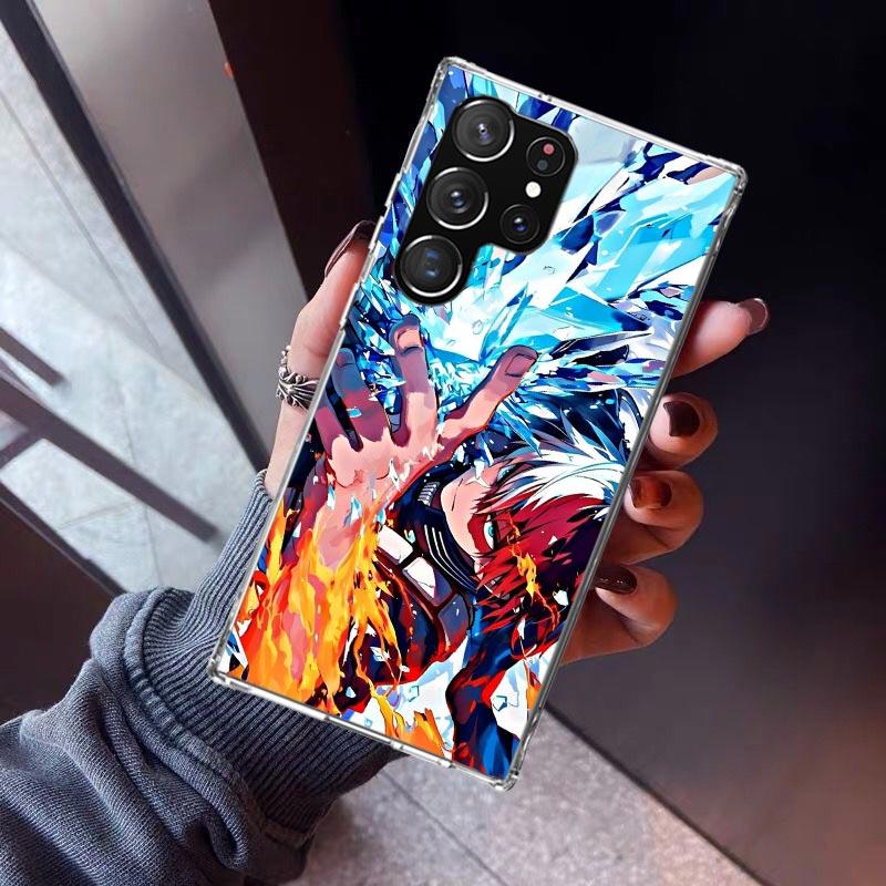 Todoroki Shoto MHA My Hero Handyhülle Für Samsung Galaxy S26 S25 Edge S24 S23 Ultra S22 Plus S21 S20 FE Weiche TPU Rückseite Hülle