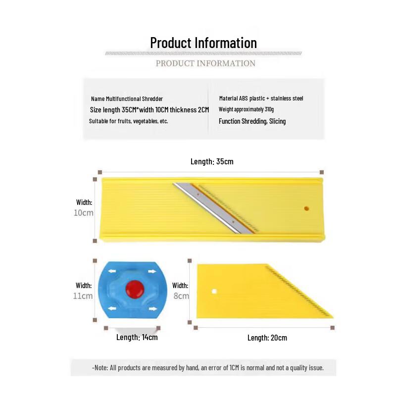 Многофункциональная овощерезка с двойным лезвием