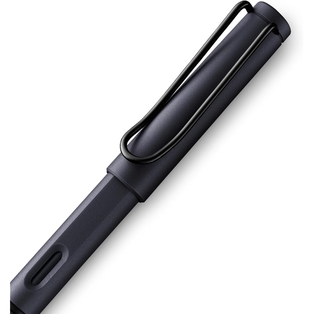 LAMY Lamy Fountain Pen EF Ultra Fine Safari Steel Black L0E2-EF Regular Imported