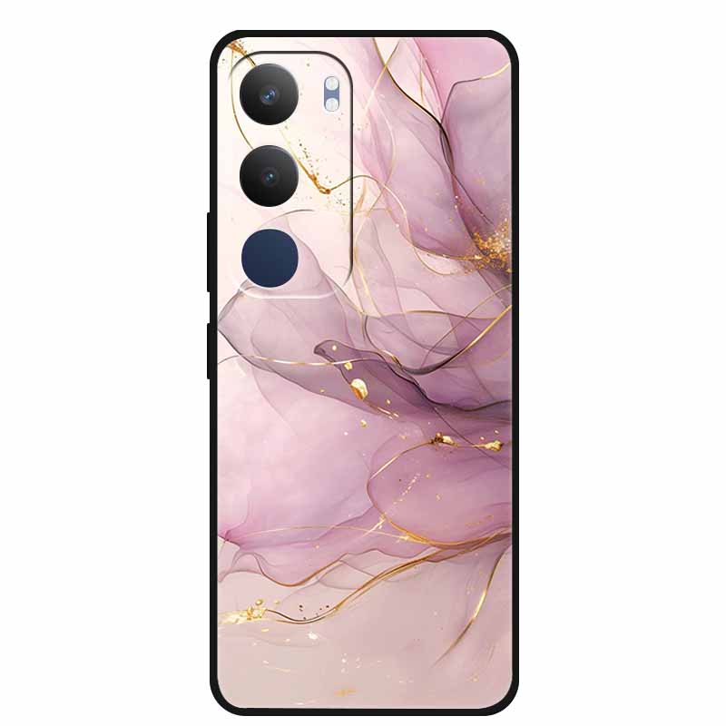 Luxury Phone Case For Vivo Y19s Pro 4G Soft TPU Silicone Back Case For Vivo Y29 5G Y 29 19s Marble Patterns Cover Bumper Funda