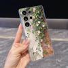 Różowe Kwiaty Ceglana Ściana Tynkowa Etui na Telefon dla Samsung Galaxy S26 S25 S24 S23 S22 S21 S20 FE Plus Przezroczyste Osłona Ochronna TPU