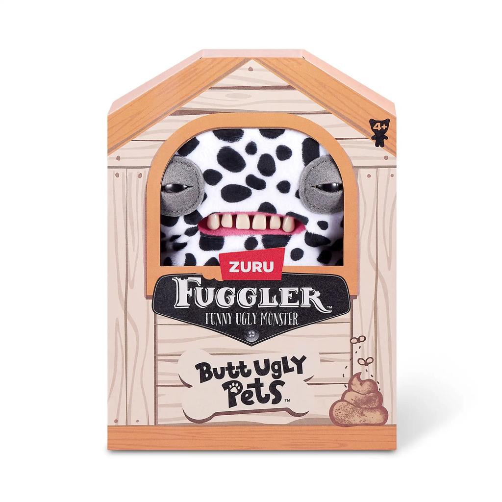 Fuggler Plush Toysets Butt Ugly Monster Teeth Pets Series Mr Buttons Golden Retriever Festival Series Stuffed Animal Peluche 23CM
