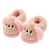 New Home Cotton Slippers Winter Warmth Girl Shoe Comfort Non Slip Boy Shoes Cute Thick Cotton Shoe Plush Bag Heel Simple Slipper