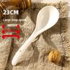 Japanese Ceramic Long-Handle Soup Spoon