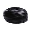 5 metri 3mm Cavo Piatto Rotondo in Vera Pelle Filo Colore Nero Marrone Corda di Pelle Stringa Bracciale Collana Fai da Te Creazione Gioielli