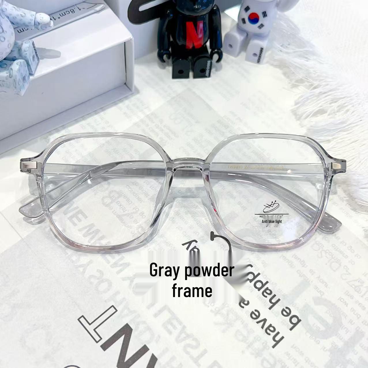 

Korean Style Ultra-Light Unisex Polygon Glasses - Anti-Blue Light, Slimming Design for Students & Commute