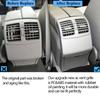 Rear Center Console Air Conditioner Ventilation Grille AC Vent Outlet Frame Cover For Mercedes Benz W212 E Class Sedan