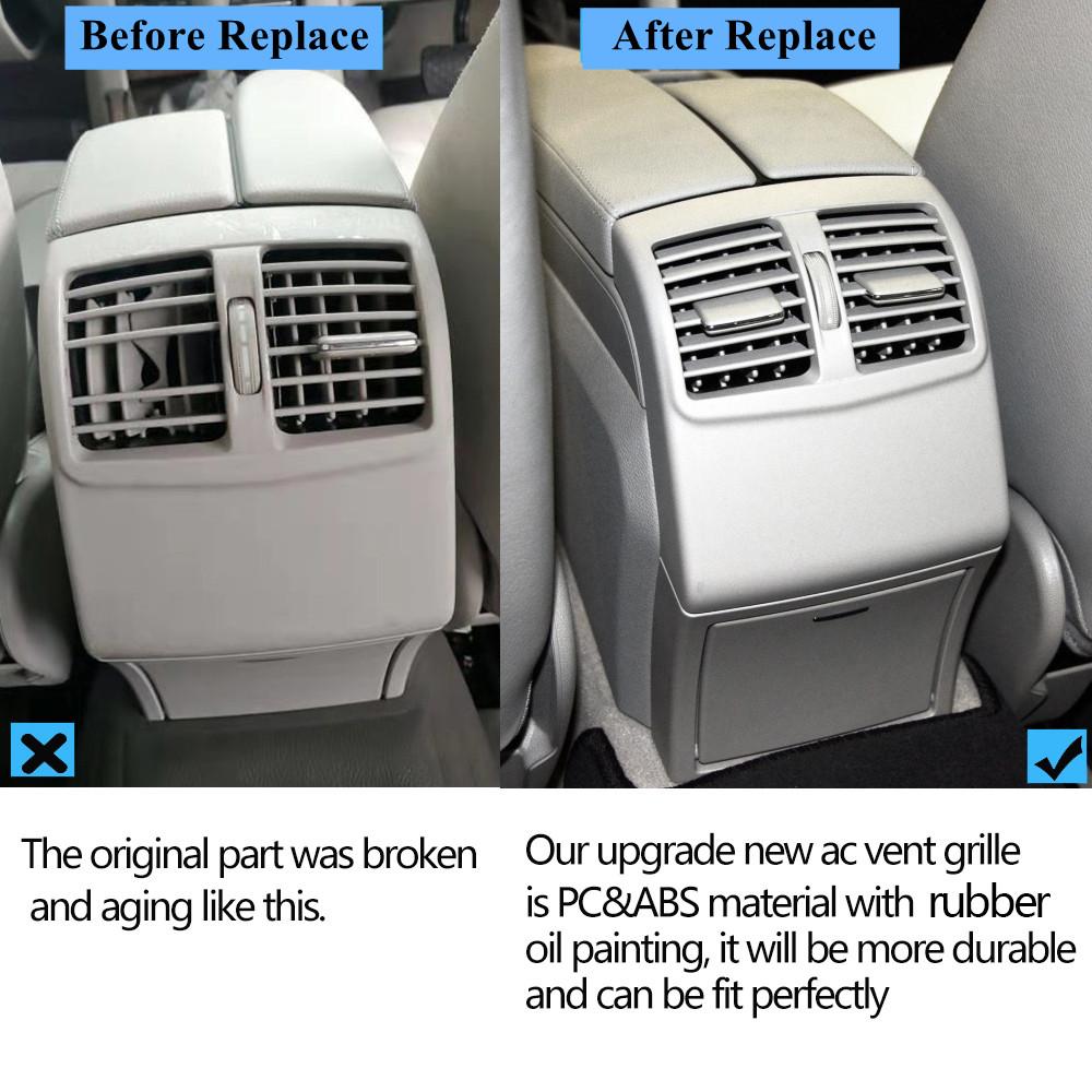 Rear Center Console Air Conditioner Ventilation Grille AC Vent Outlet Frame Cover For Mercedes Benz W212 E Class Sedan