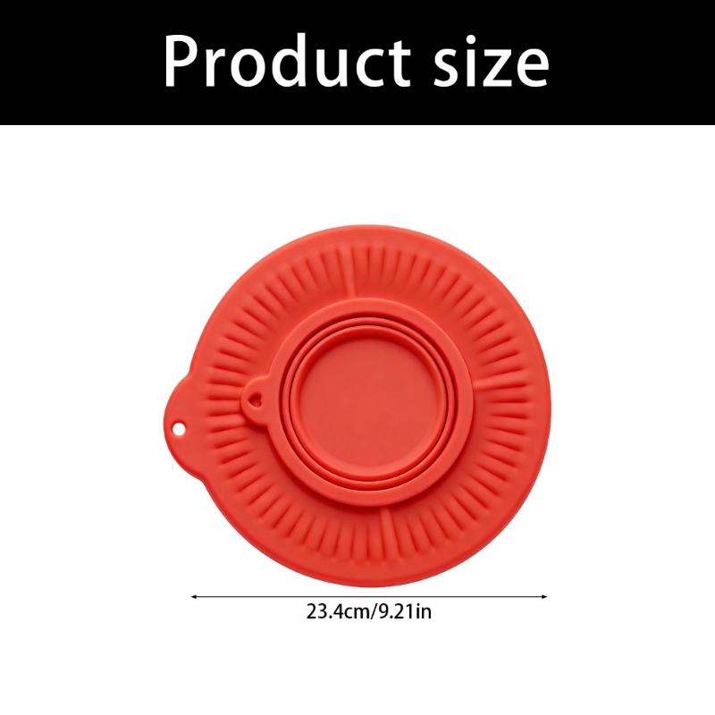 Silicone Mixer Bowl Splatter Cover For 4.5 To 5 Quart Tilt Head Stand Mixer Prevents Food Mess While Mixing And Storing