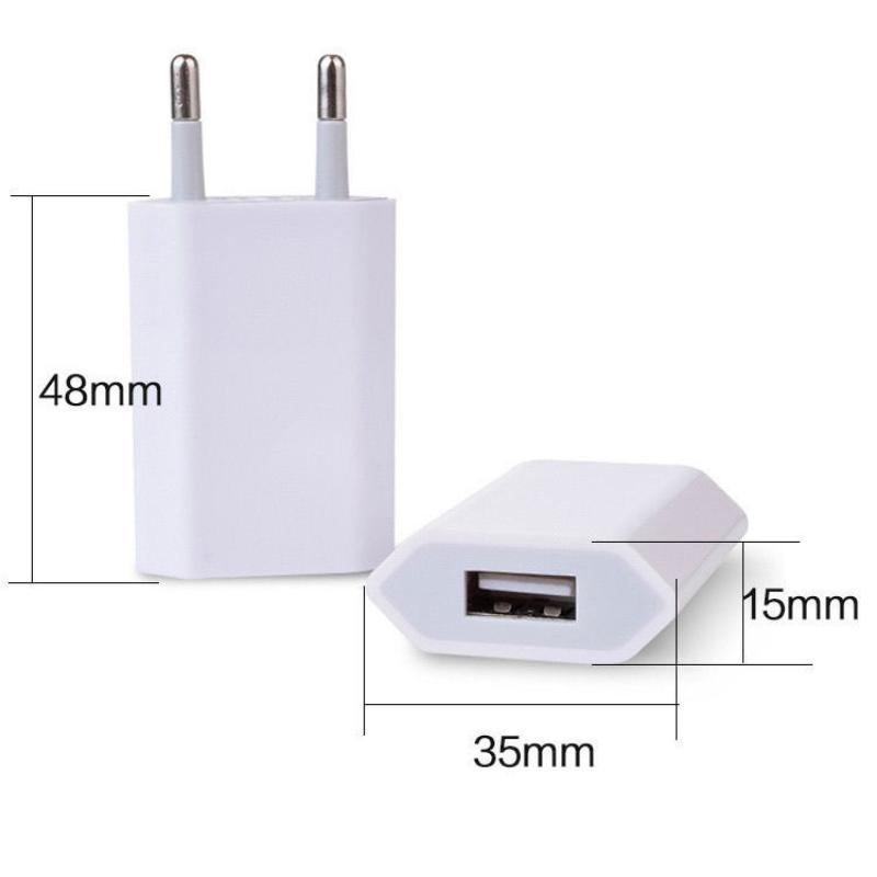 EU Plug USB Wall Charger Fast Charging Overheat Protection Universal Adapter for   Android Phones Home Travel