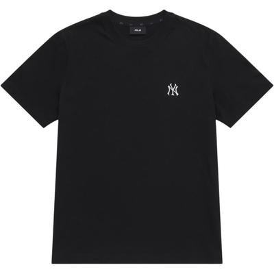 MLB New York Yankees Basic Collection SS25 T Shirt Unisex Black 3ATSB0153-50BKS