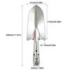 Garden Trowel Portable Bright Metal Hand Shovel Resistant Hand Shovel Gardening for Flower Soil Digging Planting Weeding