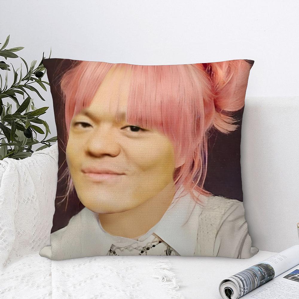 JYP Meme Luxury Pillow Case Sofa Decorative Home Doublesided Print Plush Square Throw Pillow Covers Cushion Decor Cover