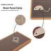 Cat Scratching Board with Woven Mouse & Catnip Bag Interactive Toy Bundle
