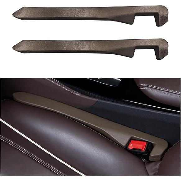 2 PCS Car Seat Gap Filler, Leather Seat Gap Plug To Fill The Gap Between Seat & Console, Seat Crevice Blocker Stop Things from Dropping,