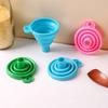 Kitchen Funnel Set, Kitchen Gadget Accessories Foldable Silicone Foldable Funnel for Filling Water Bottles with Liquid Transfer