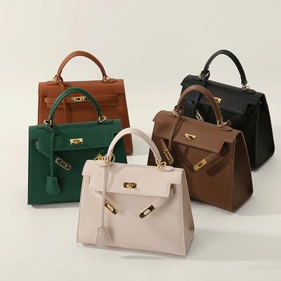 2025 neue High-End-Handtasche der zweiten Generation, leichter Luxus, für Damen, schlicht und vielseitig, Single Shoulder, diagonal zu tragen, Leder Kelli Tasche