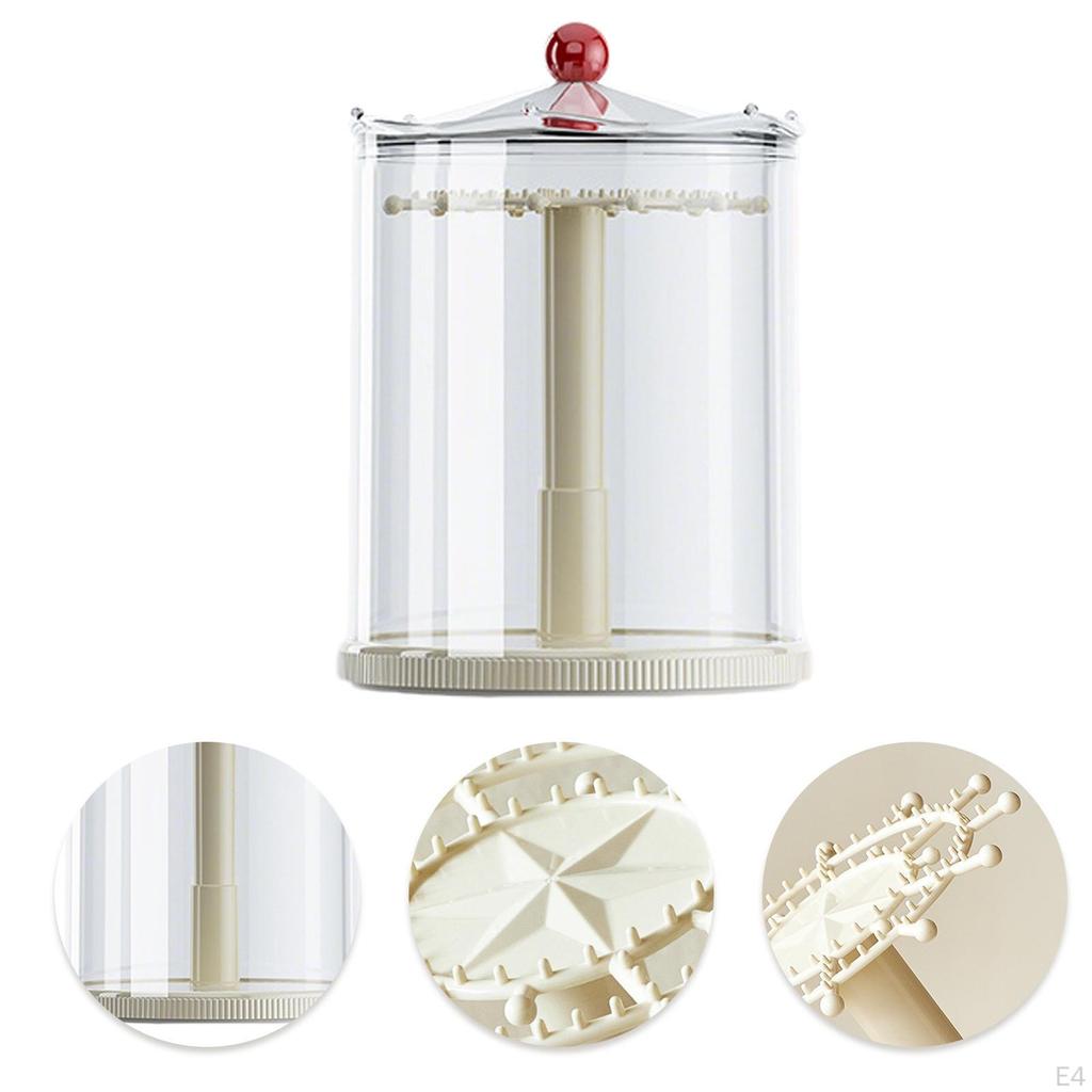 Vitrine für Puppen Box Sammlerstücke Drehbar Spielzeug Theke Rundum Aufbewahrung