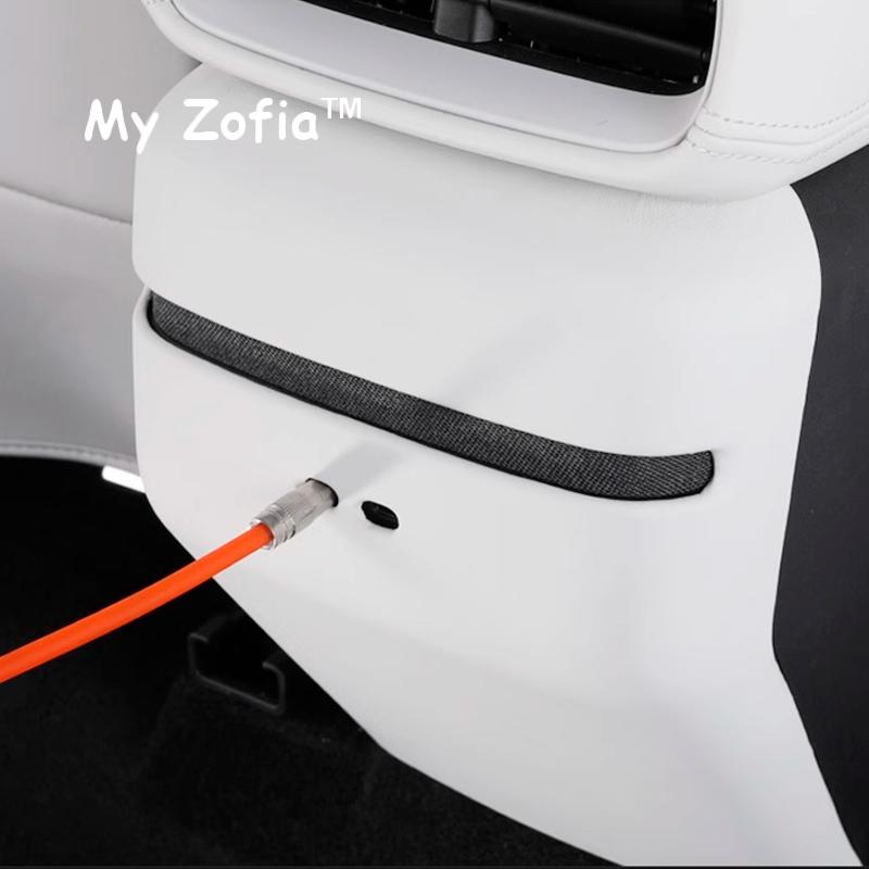 For Xpeng G6 2023 2024 Xiaopeng G6 Car Rear Anti Kick Pad Armrest Box Protective Cover ABS Interior Modification Accessories