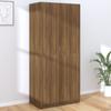 Day and Night - Day and Night Brown Oak Plywood Wardrobe 90x52x200 Cm