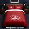 Aberdeen FC Design Bed Bedding Set 1 Duvet Cover + 2 Pillowcases Soft Breathable Household Bed Linens