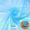 Seven-Color Iridescent Gauze Fabric for Costumes and Wedding Decor