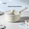 Carote Antiaanbak Titanium Melkpan met Deksel
