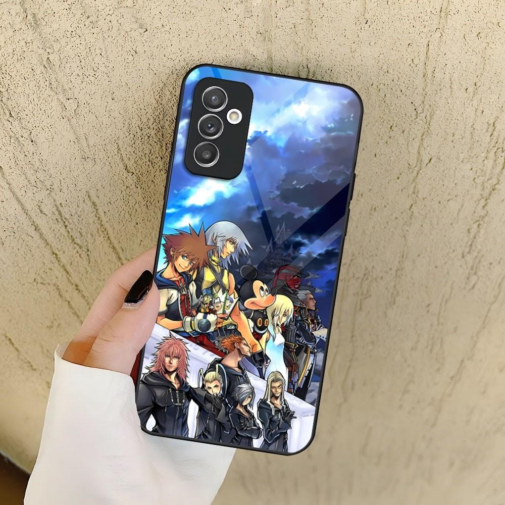 Kingdom Hearts Crayon Style Pattern-Bright Phone Case for Samsung Galaxy S24 S23 S22 S21 S20 A24 A34 A54 A53 Note20 M54 Fe Ultra