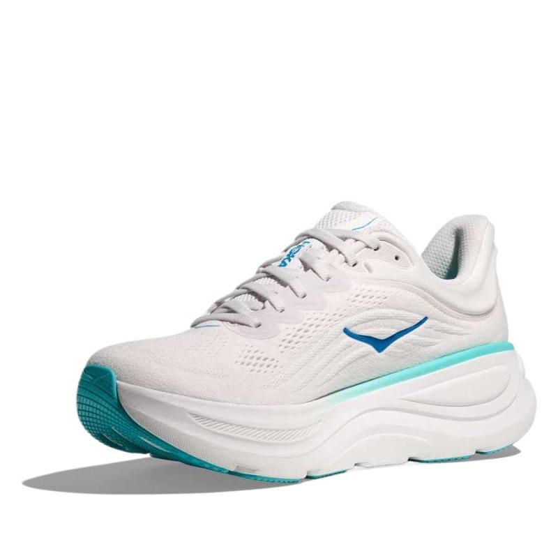 HOKA ONE ONE Bondi 9 White Hoka Blue Sneakers 1162011-WKB