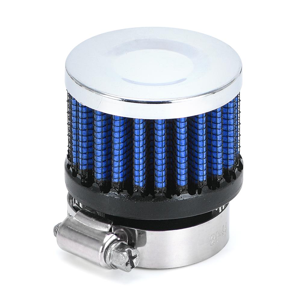 Universal Car Air Filter 12mm 25mm for Motorcycle Cold Air Intake High Flow Crankcase Vent Cover Mini Breather Filters