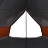Tipi Family Tent for 8 People Grey and Orange Waterproof