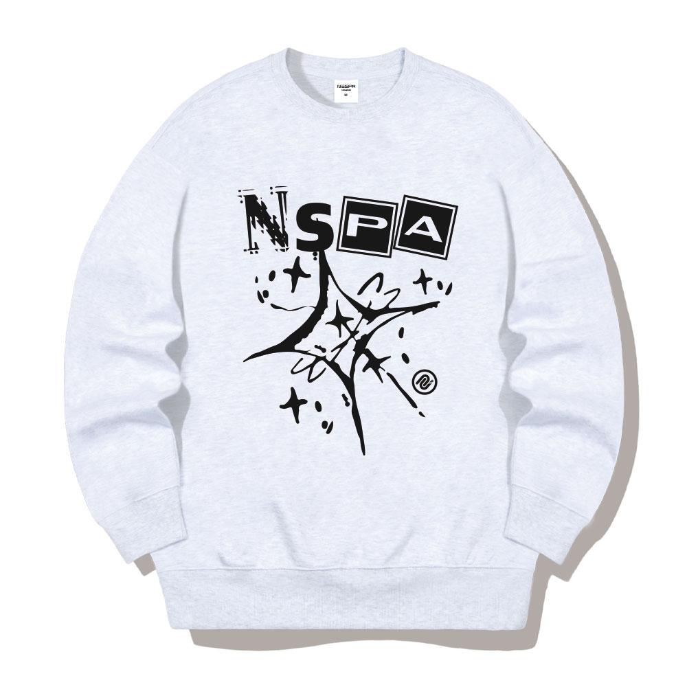 NESPA STUDIO Blast Oversized Sweatshirt 5 Colors [Nspm_6005]