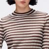 ONLY Women's Classic Striped Round Neck Thin Knit Sweater