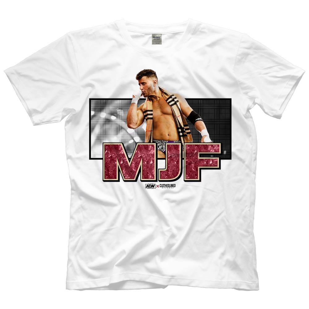 MJF #034;Legacy#034;  AEW x Clotheslined Apparel Tshirt AEW Official TShirt Unisex T-Shirt L