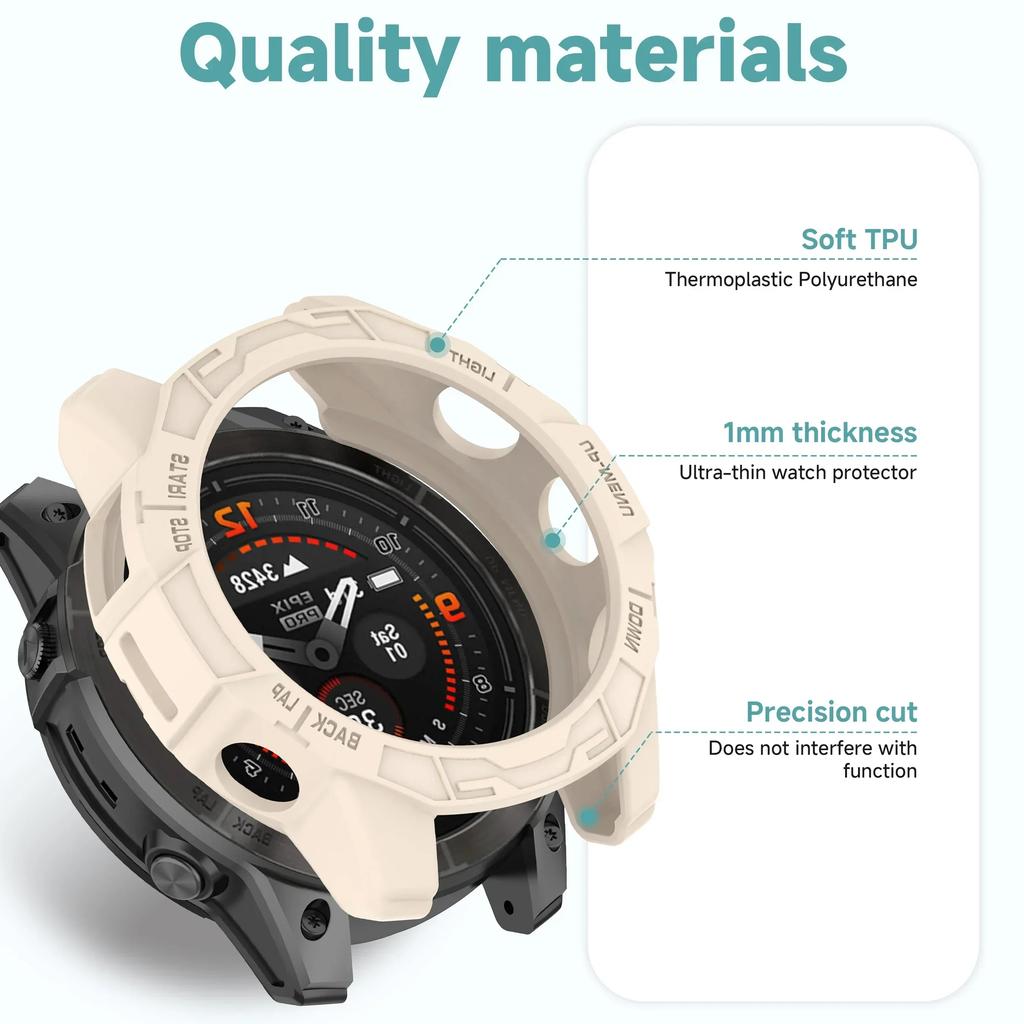 NEW Protective Case Hollow Protective Shell For Garmin Fenix 7 7S 7X Bumper Silicone Cover For Garmin Epix Pro 42 47 51mm Cover