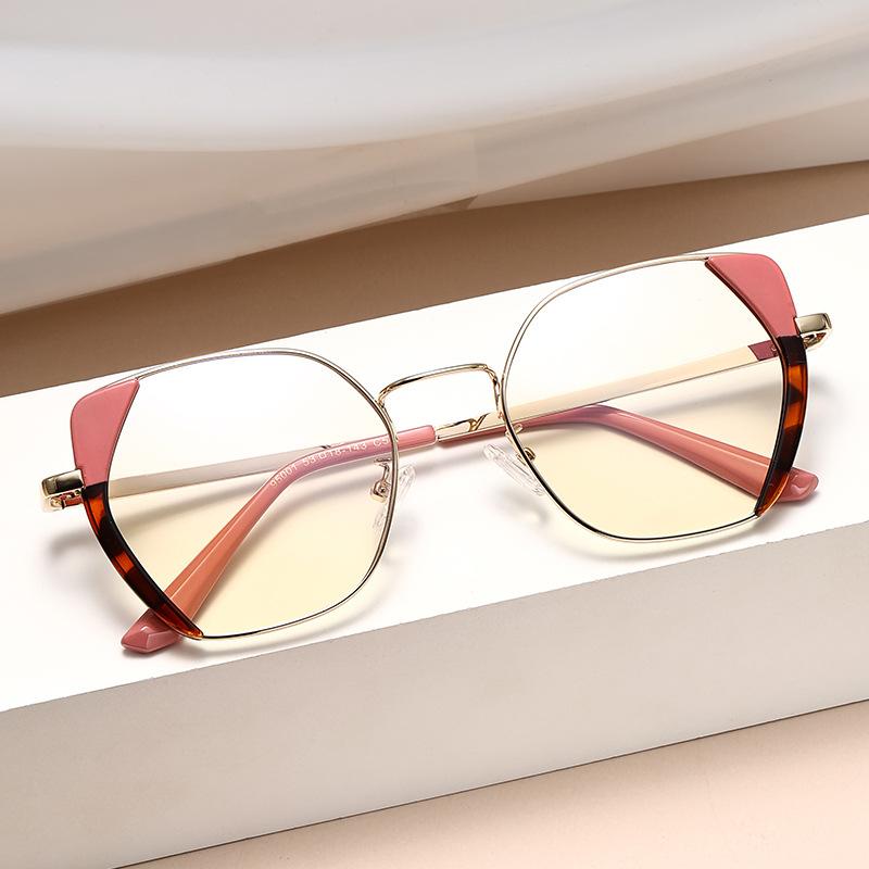 Cat'S Eye Color-Changing Optical Frame Female Tide Anti-Blue Light Glasses Frame Female