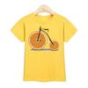 Children 2026 New Summer Tshirt Fruit Bicycle Funny Shirt Boys Girls Cartoon Tops Short Sleeve Tees